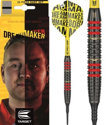 Target Dimitri Van den Bergh Softdarts Brass 18 Gram Softdarts