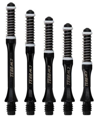 Cuesoul AK7 Tero Slim Dart Shaft Schwarz Shafts