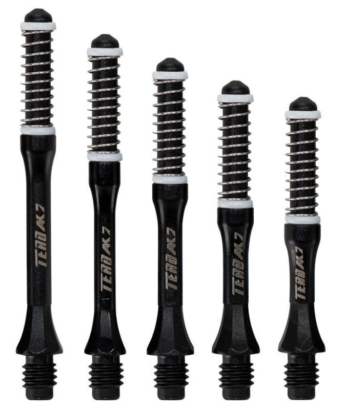 Cuesoul AK7 Tero Slim Dart Shaft Schwarz Shafts