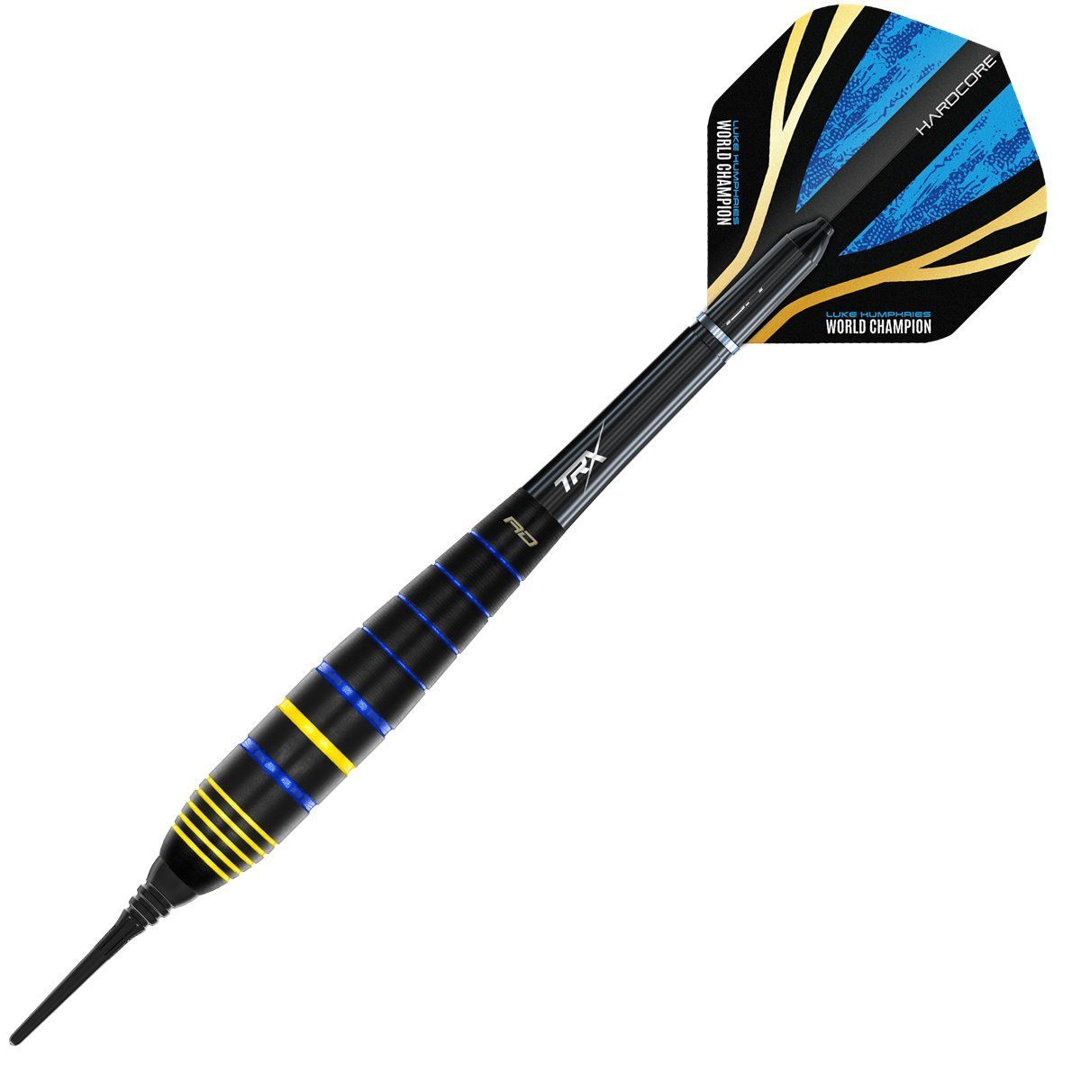 Reddragon Luke Humphries World Champion Brass Fléchettes à pointe souple 20 Grammes Softdarts
