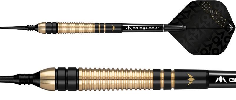 Mission Onza Black & Gold Brass Softdarts M2 18g Softdarts