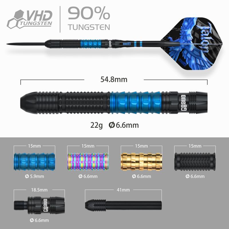 ONE80 Talon T1 90% Steeldarts 22 Gramm Steeldarts
