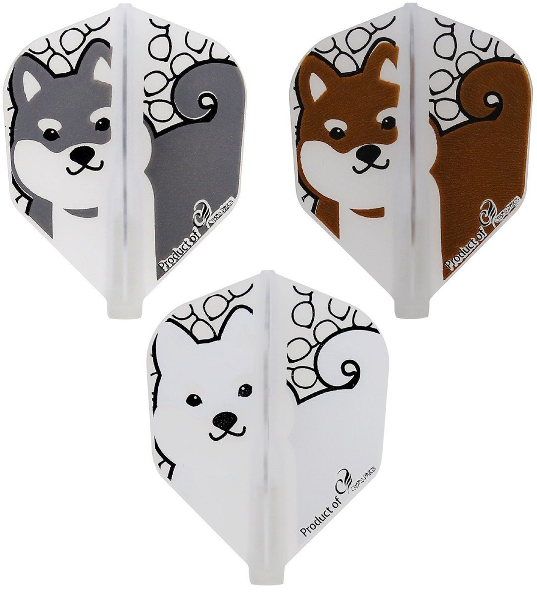 Cosmo Darts Fit Alette Shinnosuke Shibazaki Shiba cane Shape Flights