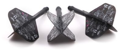 Cuesoul aletta per freccette/Asta Ak5 Catty Black Katzen Standard No2 Flights