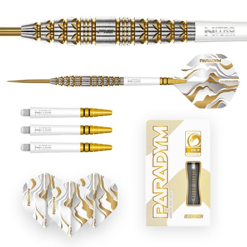 Reddragon Paradym Gold Torpedo 90% Steeldarts 23/25 Gramm Steeldarts