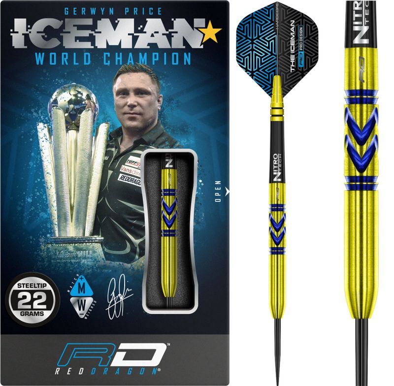 RedDragon Gerwyn Price Avalanche-Pro Gold 90% 22/23/24 Gramm Steeldarts