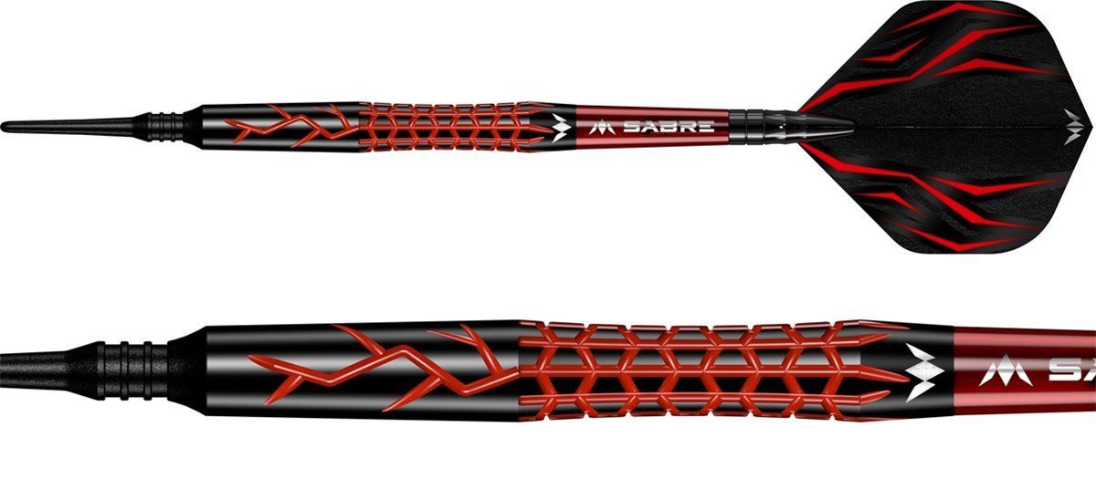Mission Lava Black & Red Electro Plated 95 % Softdarts 20 Gramm Softdarts