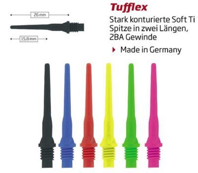 BULL'S Tufflex Soft Tips Lang Ersatzspitzen E-Dart Soft Dart Spitzen