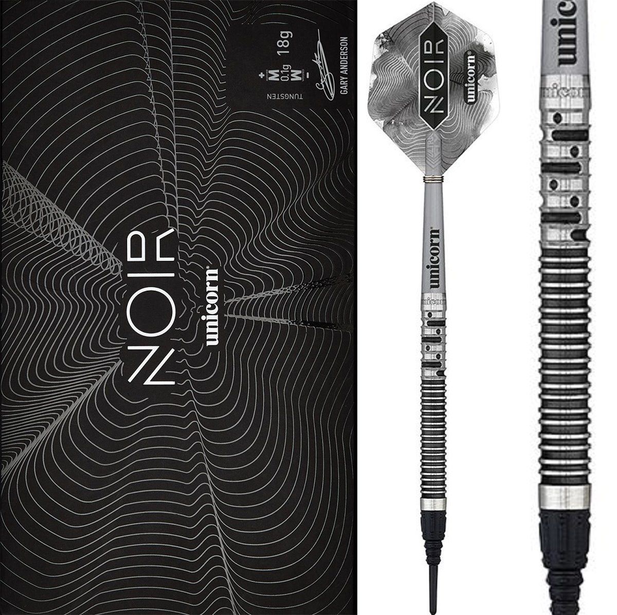 Unicorn Noir Gary Anderson Phase 5 80% Softdart 18/20 Gramm E-Dart Softdarts