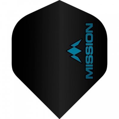 Mission Logo Dart Flights 100 Micron Standard No2 Flights