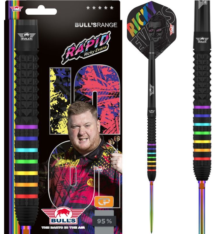 Bull´s Ricky Evans CP CP 95% Steeldarts 22/23/24/25 Gramm Steeldarts