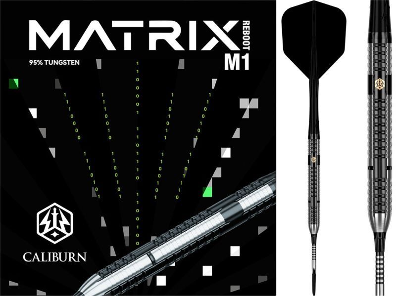 Caliburn Matrix Reboot M1 95% Steeldarts 21/23/25 Gramm Steeldarts
