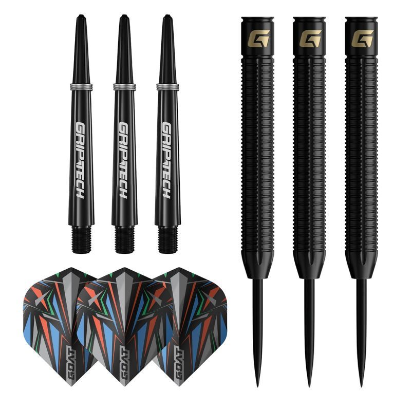 GOAT Athlete Black 90% Steeldarts 23/24/25 Gram Steeldarts