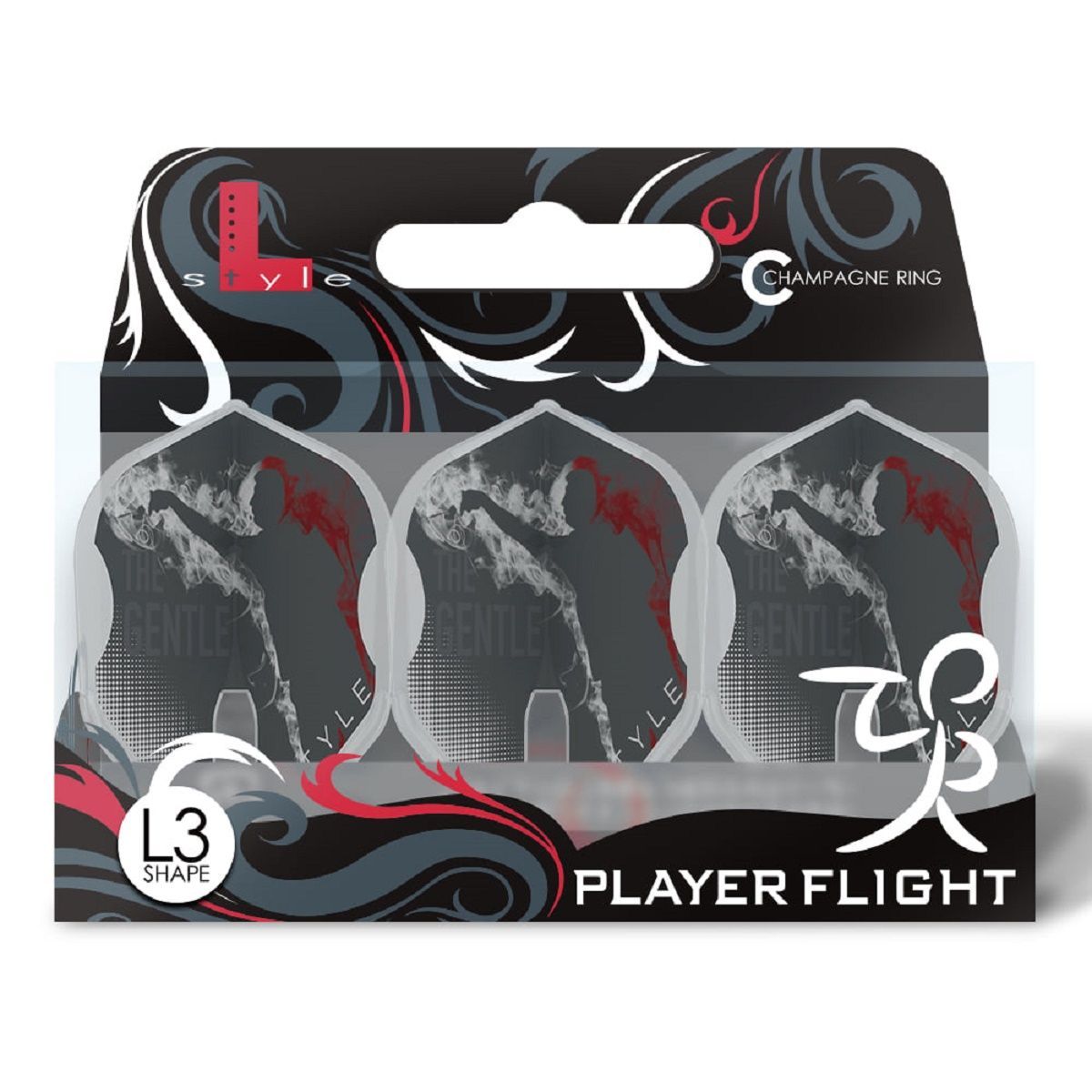 L-Style Signature Flights Pro Mensur Suljovic "Gentle" Shape L3 Flights
