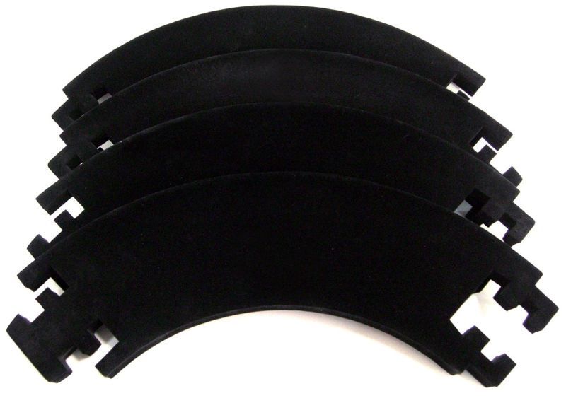 Karella Surround nero 4 pezzi / Anello di protezione Steel Dartscheibe Auffangring