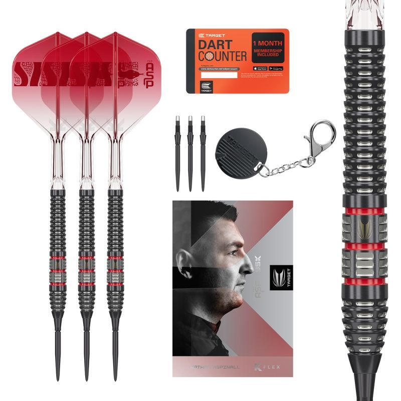 Target Nathan Aspinall 95K Swiss Point 95% Steeldarts 22/24/26 Gram Steeldarts