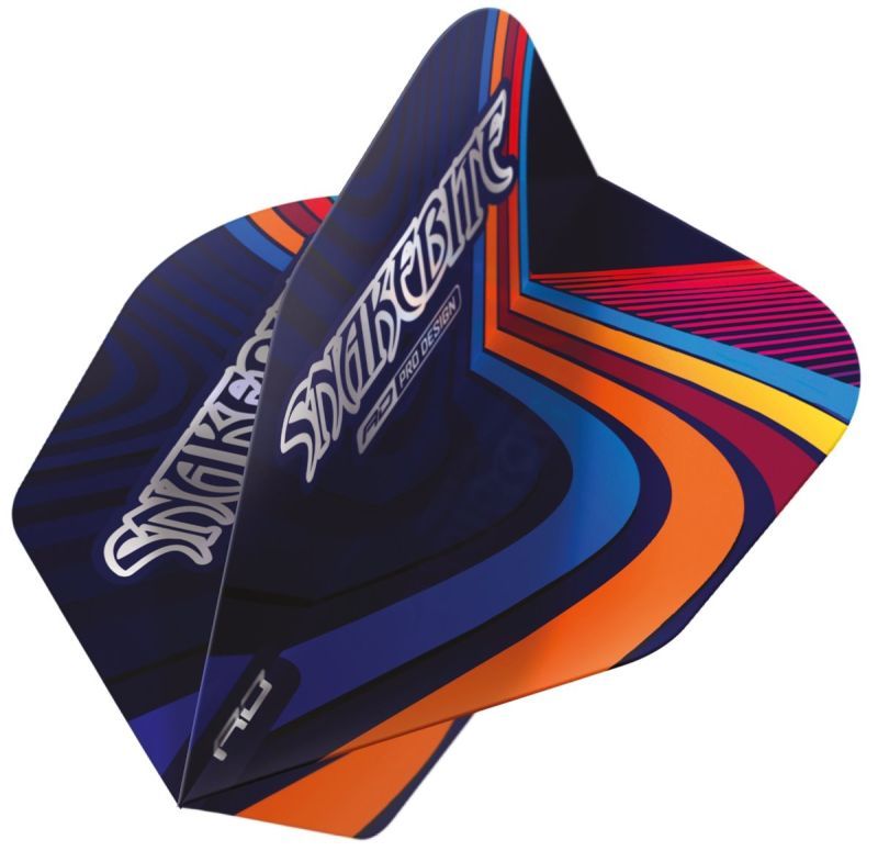 Reddragon Dartflight RD Pro Player Snakebite Multi Swirl No. 6 Shape Flights