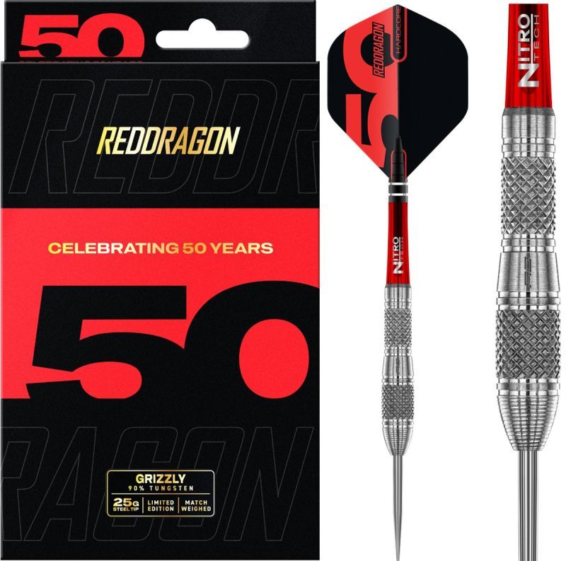 Reddragon Grizzly 4 85% Steeldarts 25 Gramm Steeldarts