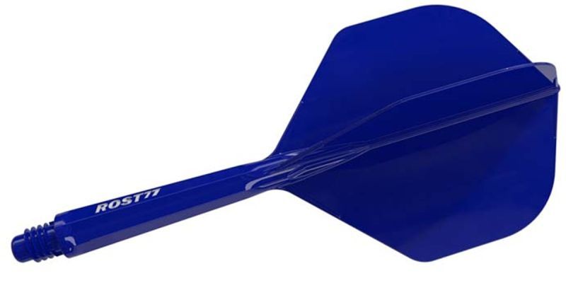 Cuesoul aletta per freccette/Asta ROST 77 Blu Small Standard Flights