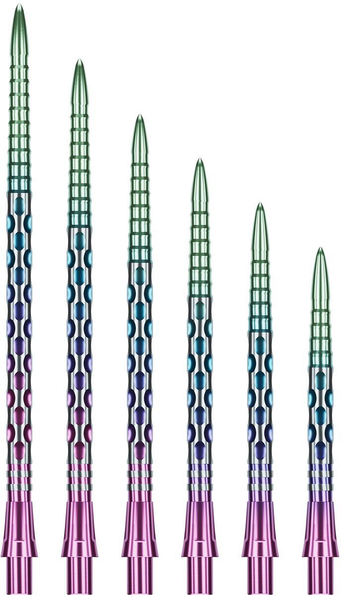Caliburn EVO Points Dual Grid Dots Rainbow 28/32/36/40/45/50 mm Wechselspitzen
