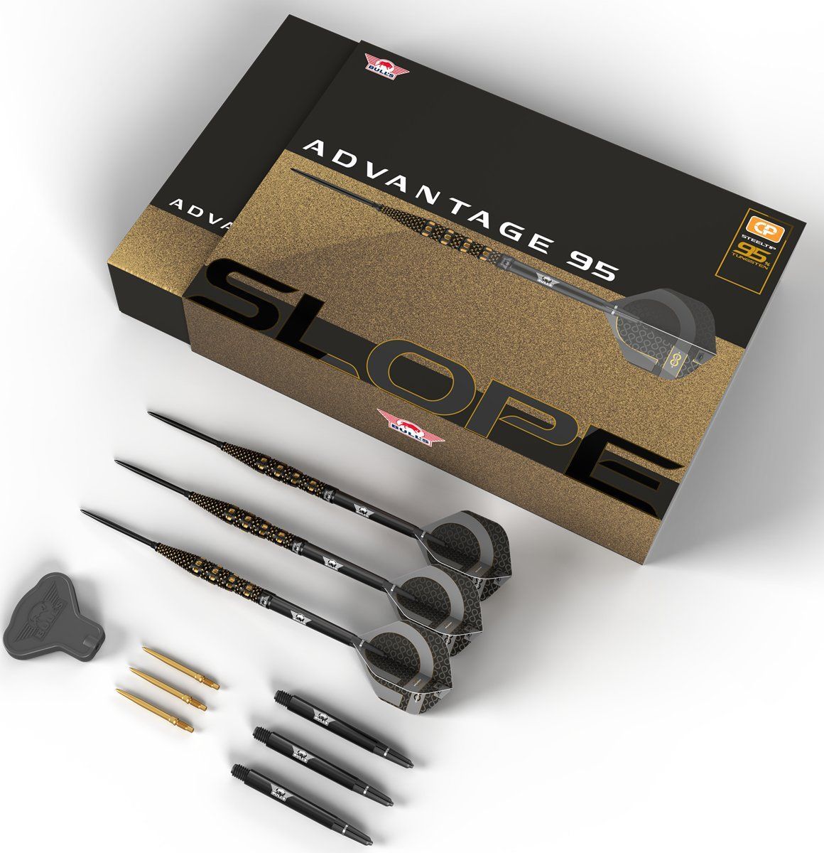 Bull´s Advantage Slope CP 95% Steeldarts 22/23/24 Gramm Steeldarts