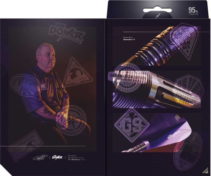 Target Phil Taylor Power 9Five GEN 10 G10 95% Softdart 18/20 Gramm Softdarts