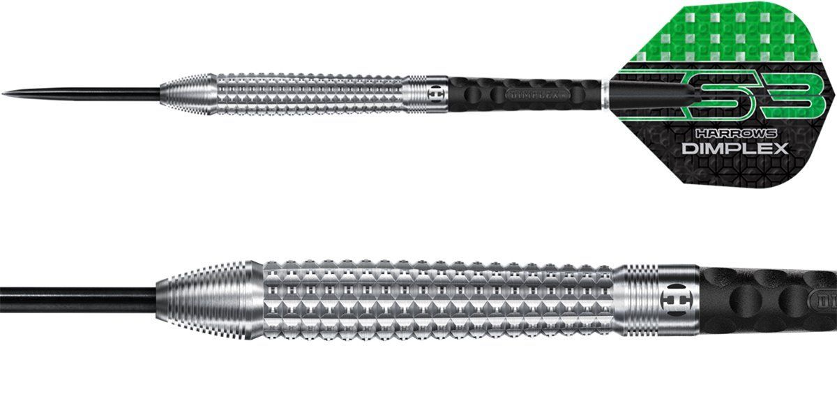 Harrows Dimplex S3 Tapered 90% Steeldarts 22/23/24/26 Gramm Steeldarts