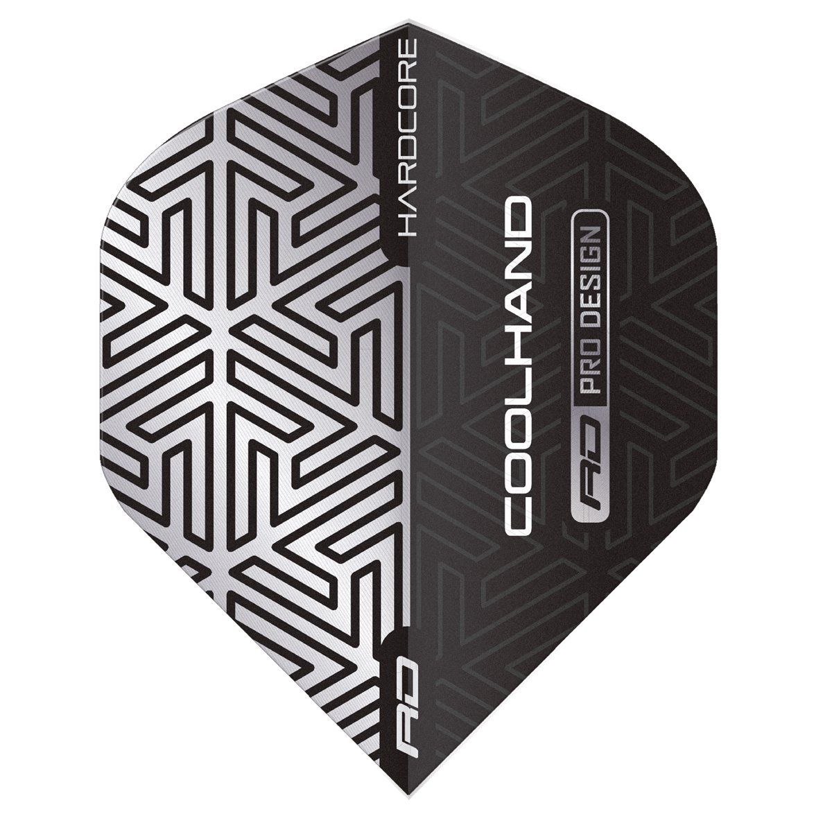 Reddragon Luke Humphries Cool Hand Grigio/Bianco alette per freccette Flights