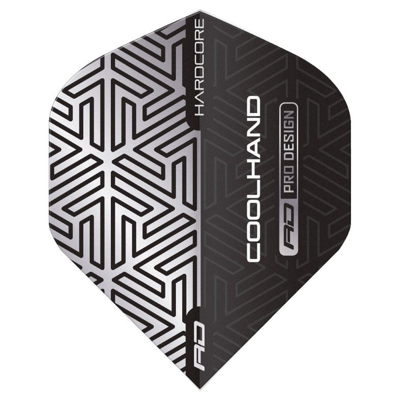 Reddragon Luke Humphries Cool Hand Grigio/Bianco alette per freccette Flights