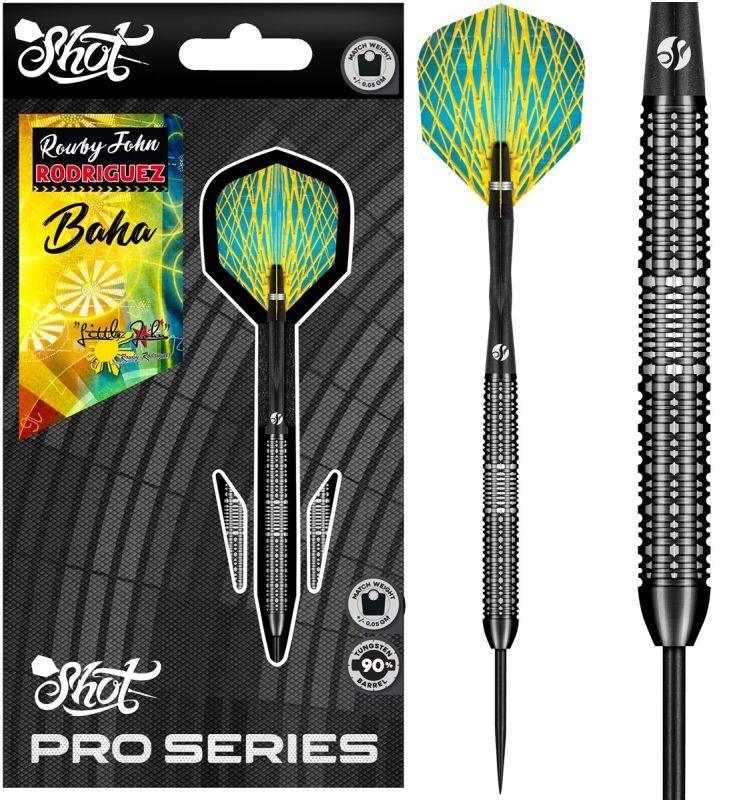Short Rowby-John Rodriguez Baha Steeldarts 90% 25 Gramm Steeldarts