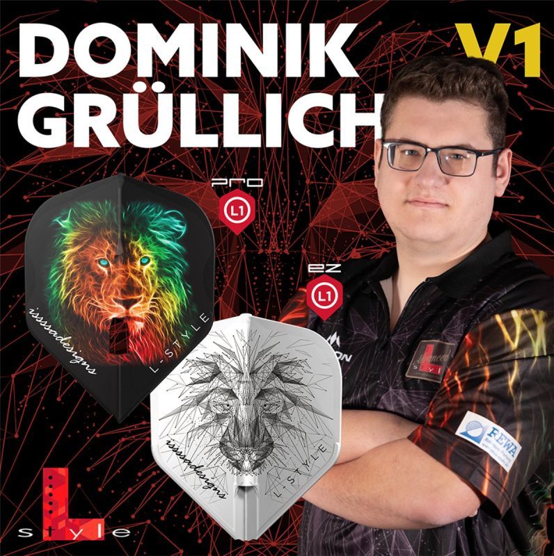 L-Style Champagne Flights Pro Dominik Grüllich Black L1 Standard Flights