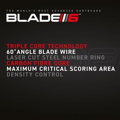 WINMAU Blade 6 Triple Core PDC Campionato Mondiale Bersaglio professionale in sisal Bristle Board