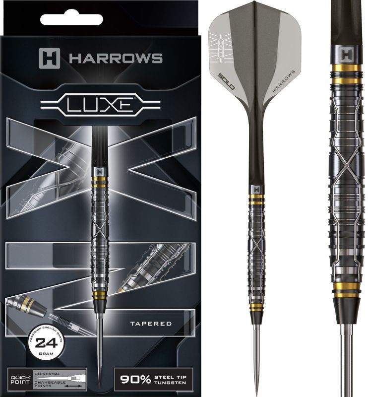 Harrows NX Luxe Quick Point 90% Steeldarts 22/23/24 Gram Steeldarts