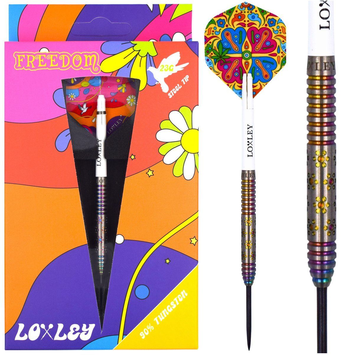 Loxley Woodstock Darts Freedom Steeldarts 23 Gram Steeldarts