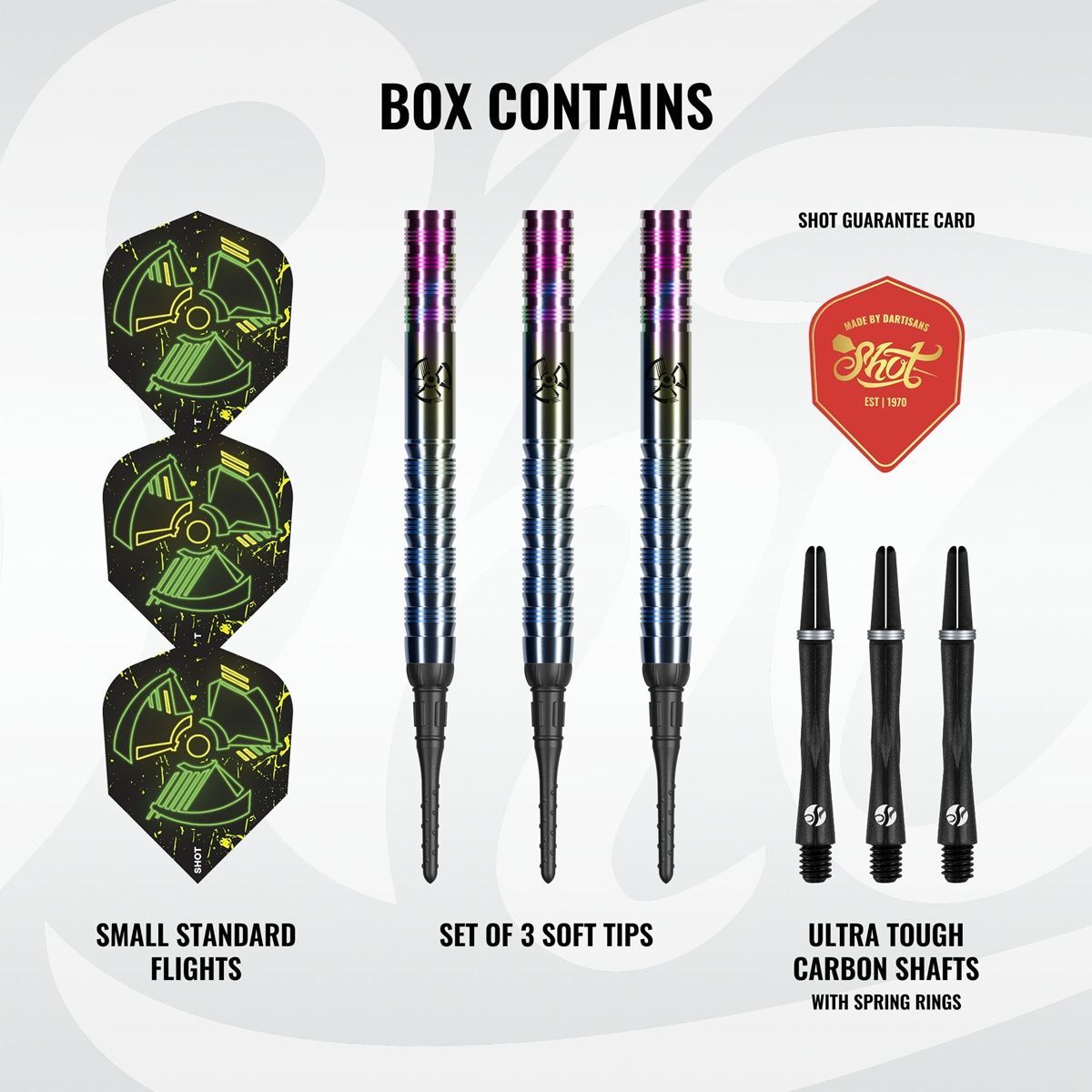Shot! Pro Series Stowe Buntz 3.0 90% Softdarts 21 Gramm Softdarts