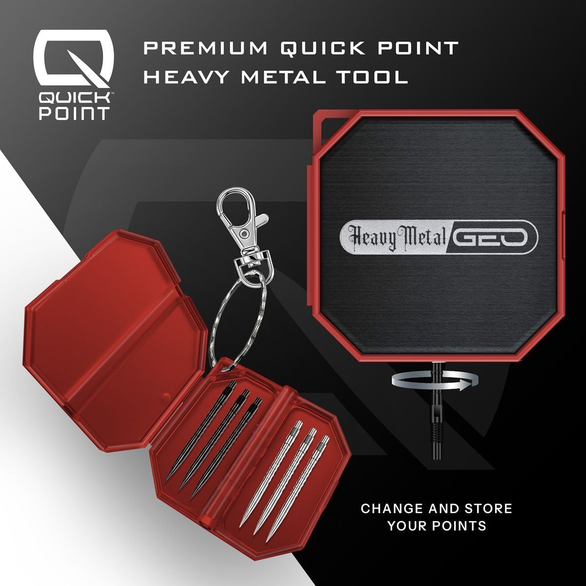 Harrows Ryan Searle GEO Quick Point 90% Steeldarts 22/23/24/26/30/32 Gram Steeldarts