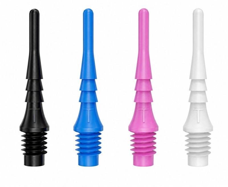 BEAZD Bull´s Tefo-X Shark Tips 6mm 2BA Spitzen für Elektronische Dartscheibe Soft Dart Spitzen