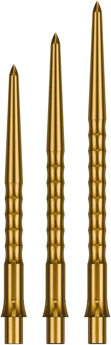 Precise180 EVO Steeldartspitze Gold Ripple 32/36/40 mm Wechselspitzen