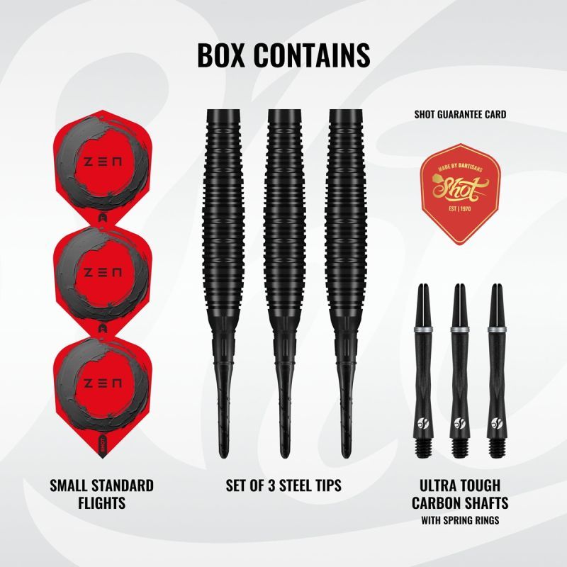 Shot! Zen Bomber 90% Tungsten Softdarts 20 Gramm Softdarts