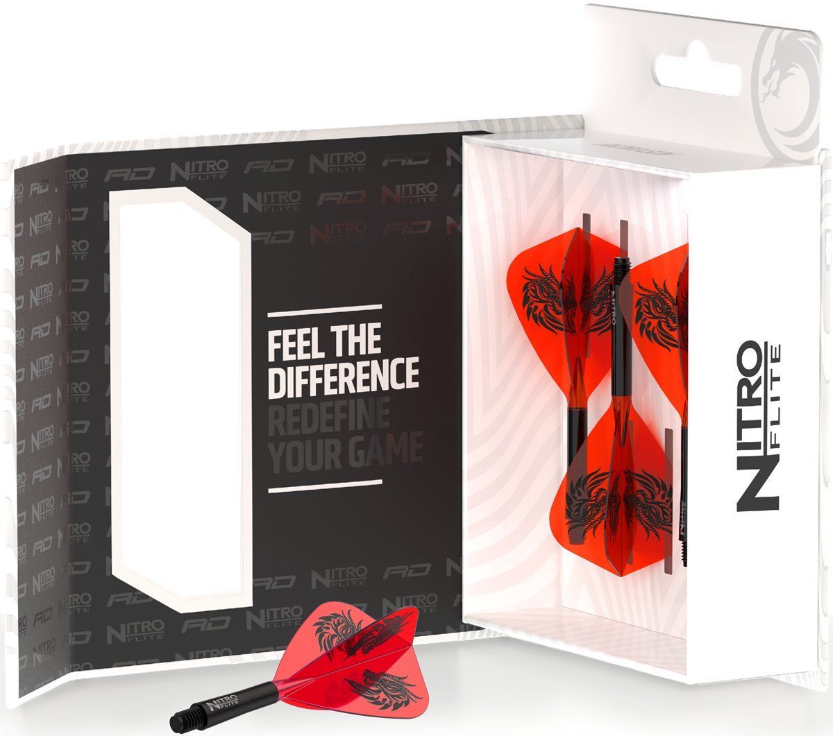 Red Dragon Nitro Flite – Système Flight/Shaft intégré Shafts