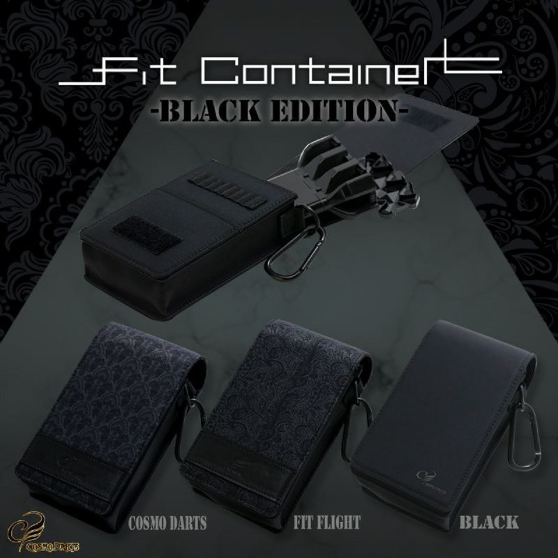 Cosmo Dart Case Container Black Edition "Fit Flight" Dart Tasche