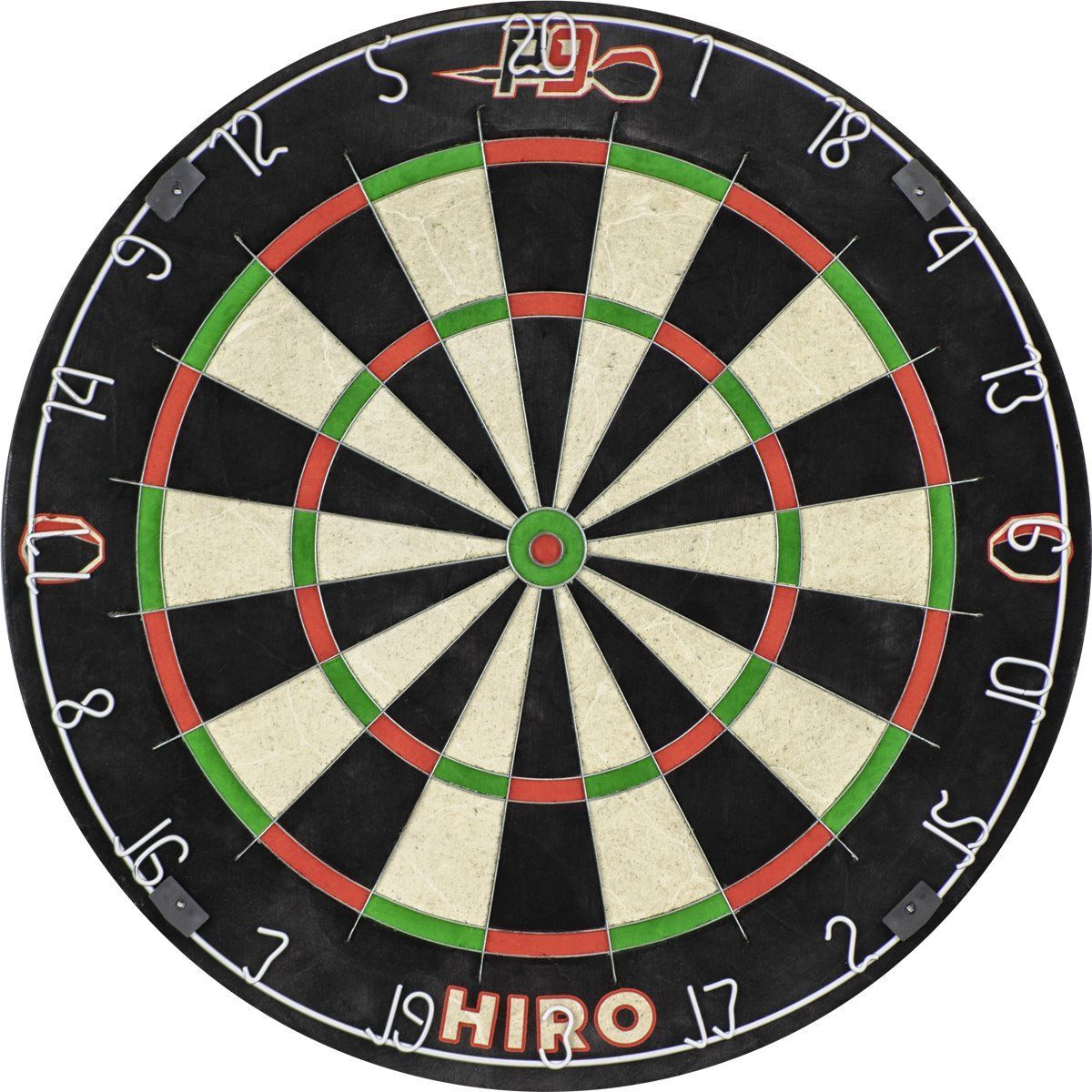 Mega Starter-Set Dartboard P9 Hiro Surround & equipment Bristle Board
