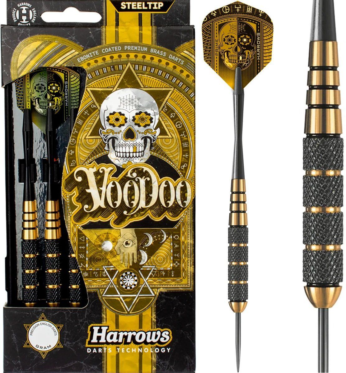 Harrows Voodoo Brass Steeldarts 19/21/23/25/27 Gramm Steeldarts