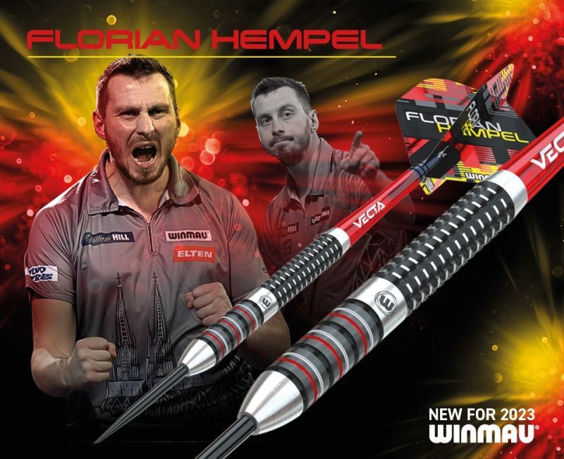 Winmau Florian Hempel 90% Steeldart 23/25 Gram Steeldarts
