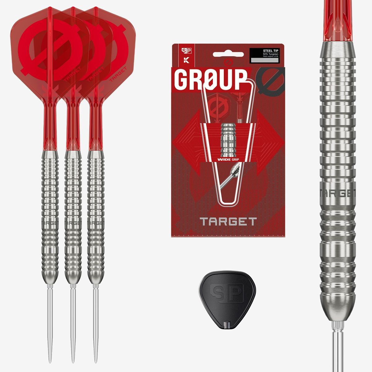 Target Group 03 SP 50% Steeldarts 22/24/26 Gram Steeldarts
