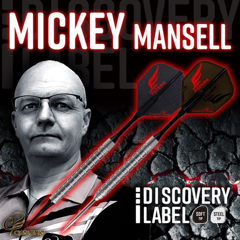 Cosmo Darts Discovery Label Mickey Mansell Steeldarts 25 Gram Steeldarts