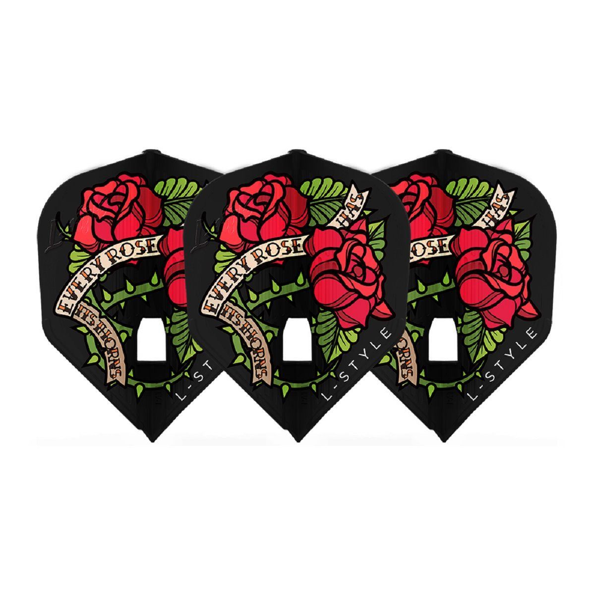 L-Style Champagne Flights Pro Kami Signature Lisa Ashton V1 Black L3 Shape Flights