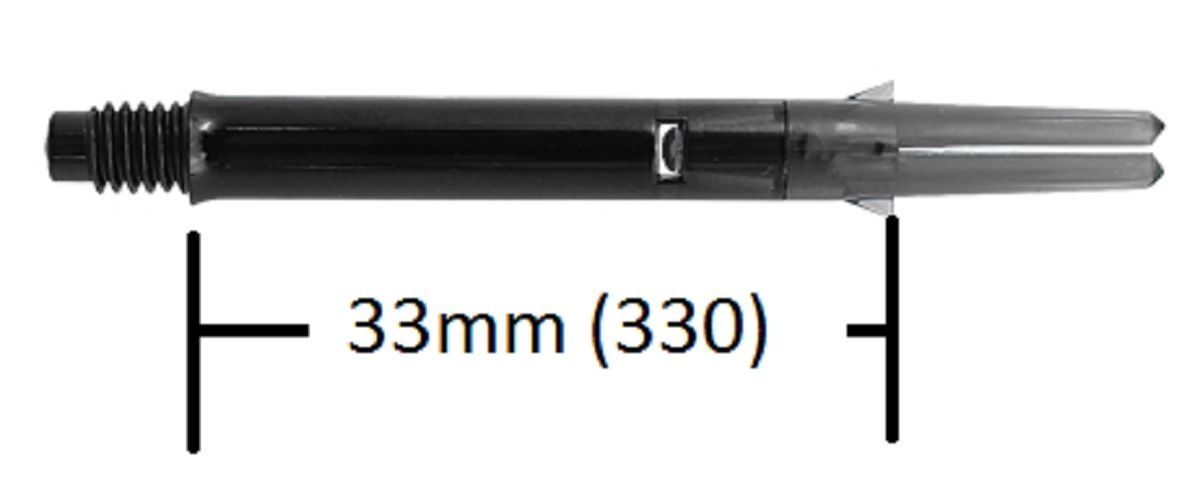 L-Style Dart Schafts Silent Straight Spinners Spin-Effekt Shafts