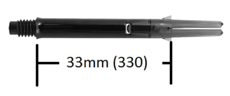L-Style Dart Schafts Silent Straight Spinners Spin-Effekt Shafts