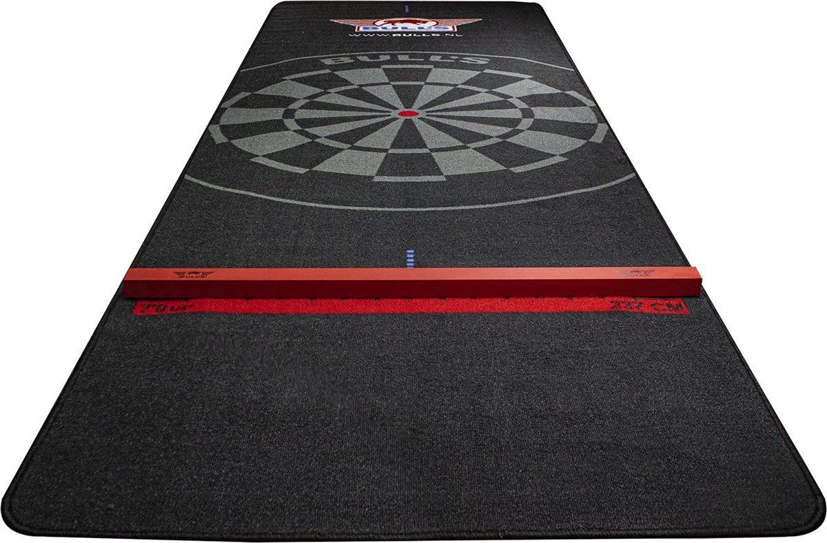 Bull's Carpet Dartteppich 300 x 90 cm mit Holz-Oche Dart Schutzmatte